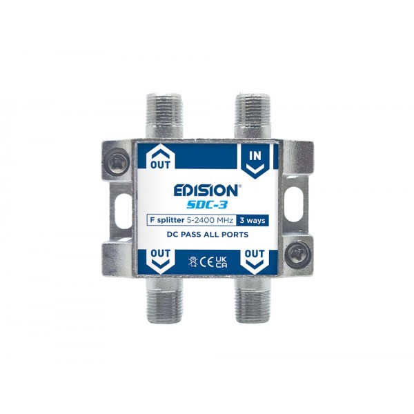Edision SDC-3 ΔΙΑΚΛΑΔΩΤΗΣ 3 ways F 5-2400Mhz 